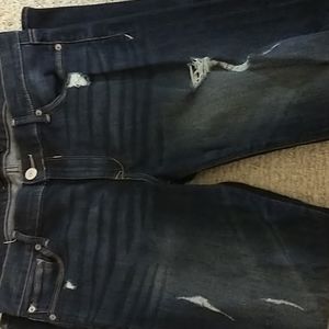 Express mid rise denim leggings